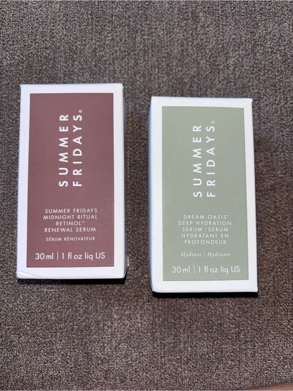 Summer Fridays Serums Duo — Retinol Serum & Hydration Serum